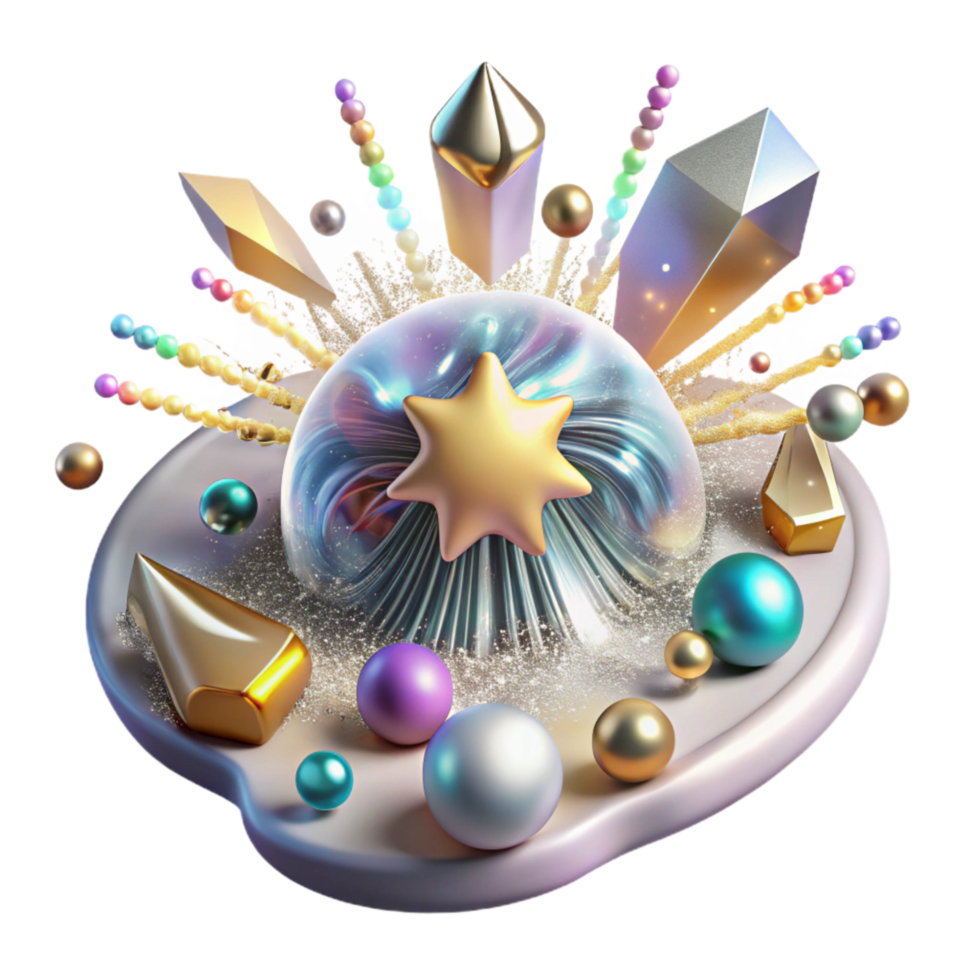 wonderful artistic Cosmic Ray Burst Transparent Background with Energy Waves exclusive png