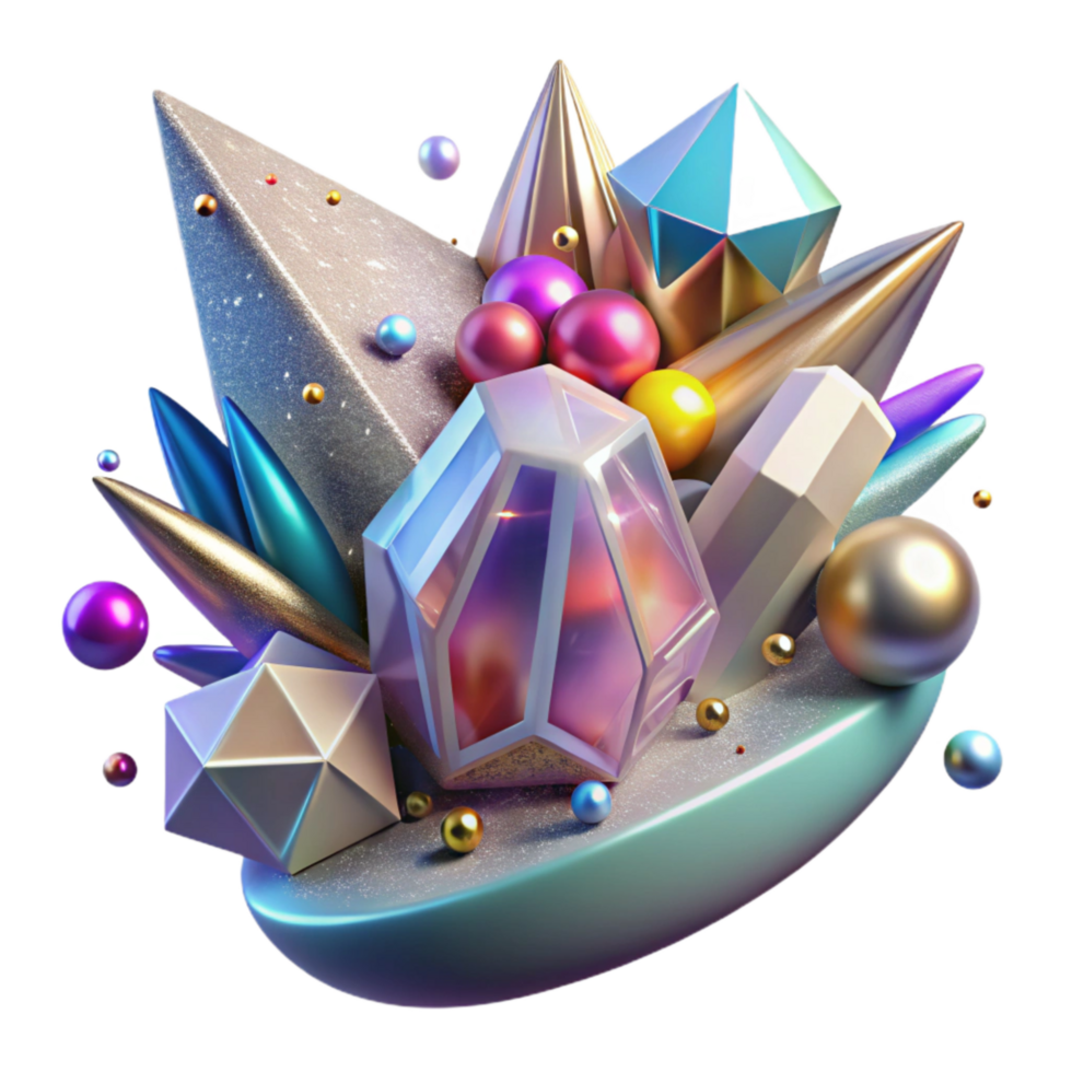serene traditional Cosmic Rays Abstract Design Isolated on Transparent Background authentic png