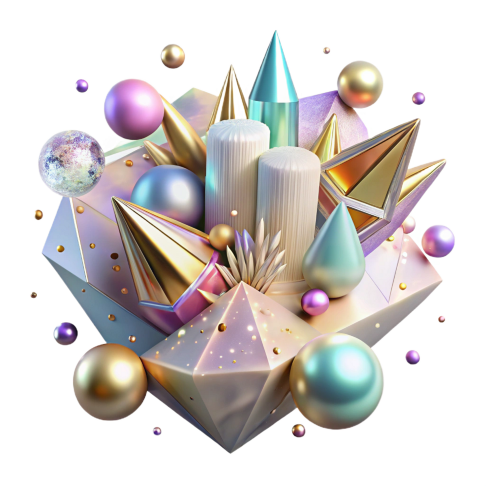 beautiful classic Cosmic Rays Abstract Design Isolated on Transparent Background high quality png