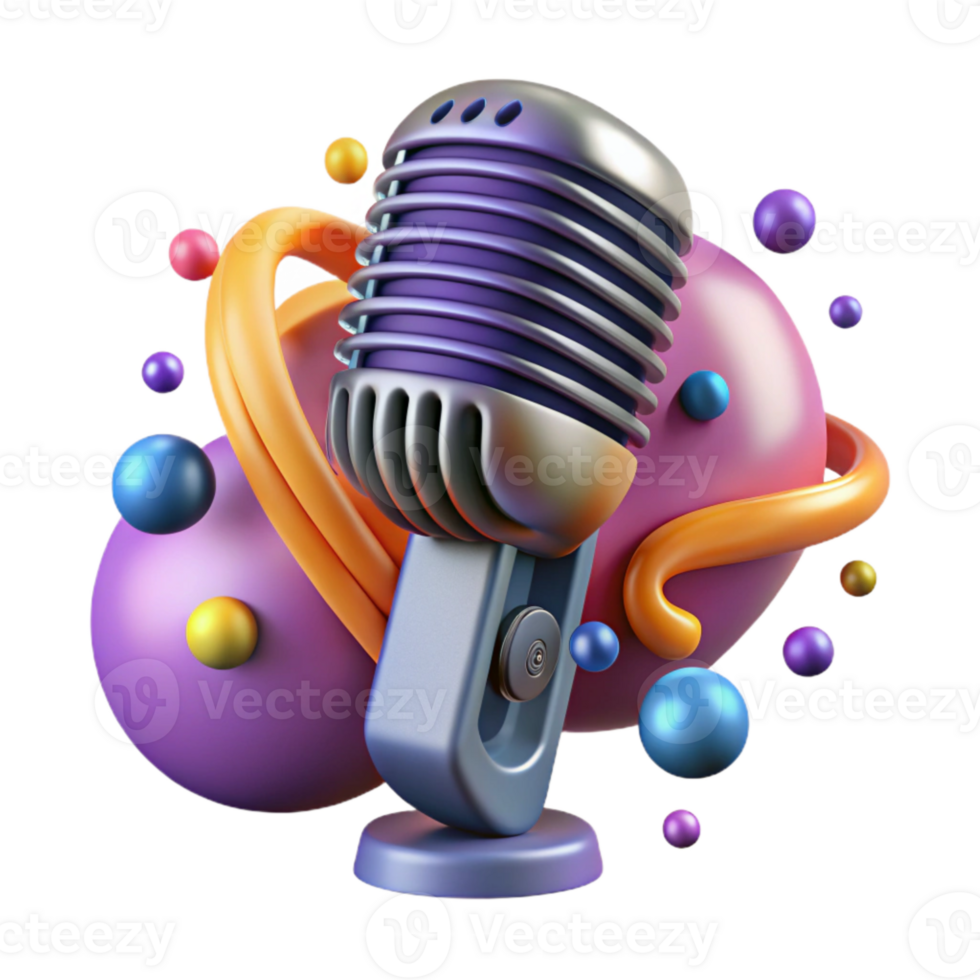 impressive vintage Old Microphone Cutout with Retro Style and Shadow professional png