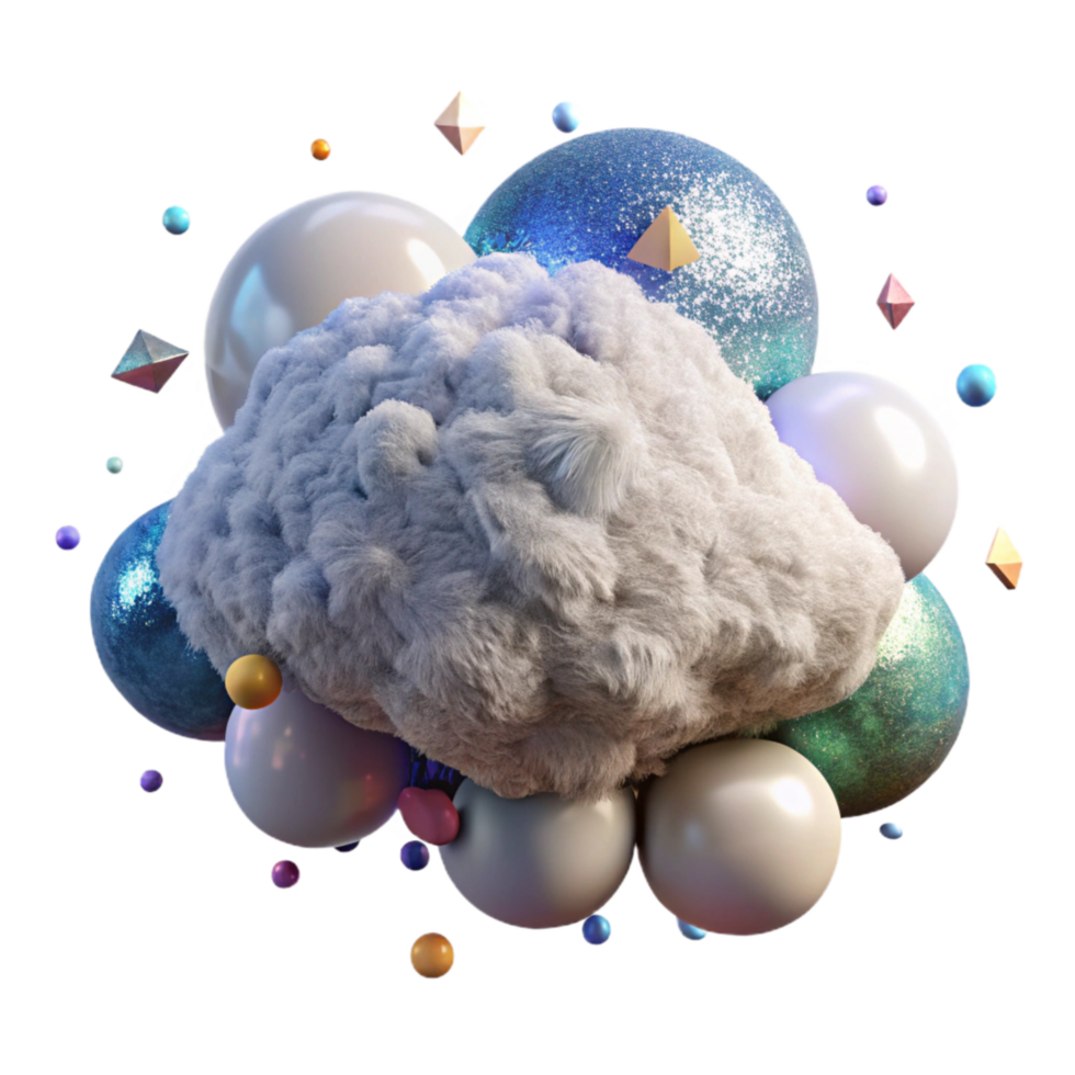 dramatic classic Shadow of Cloud with Fluffy Texture Transparent Background professional png