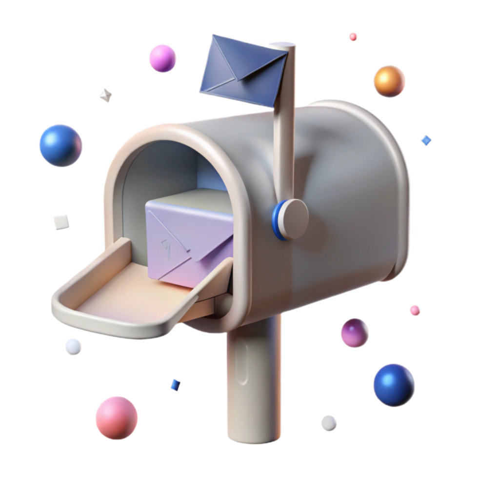 magnificent traditional Shadow of Mailbox with Flag Up Transparent Background authentic png