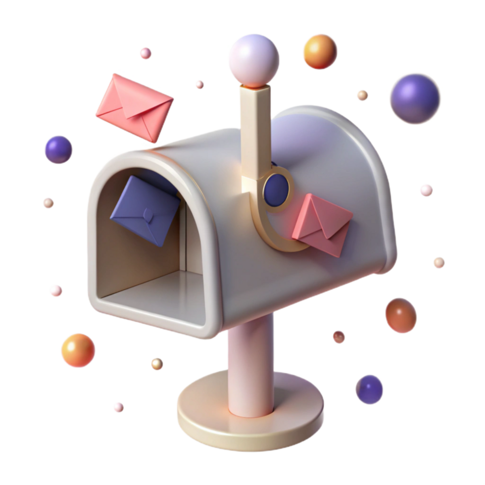 extraordinary contemporary Shadow of Mailbox with Flag Up Transparent Background detailed png