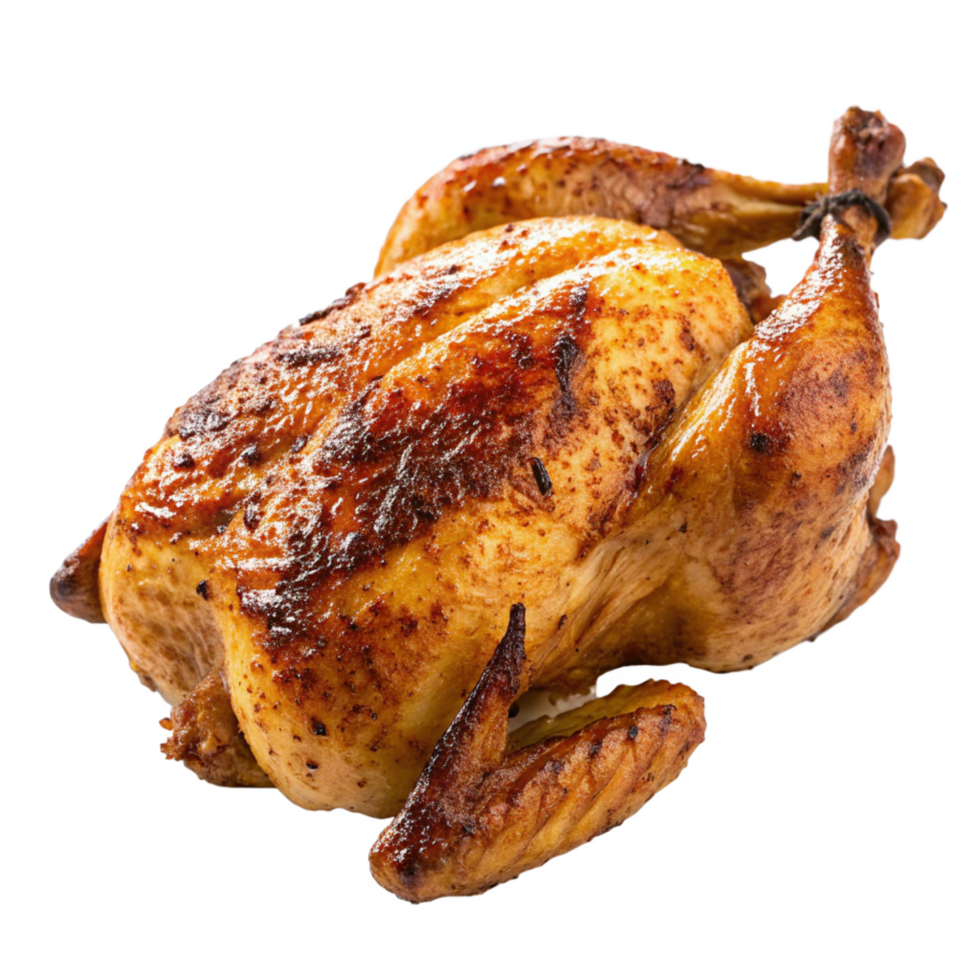 Delicious Roasted Chicken Ready to Eat A Perfectly Golden Brown Roast Chicken png
