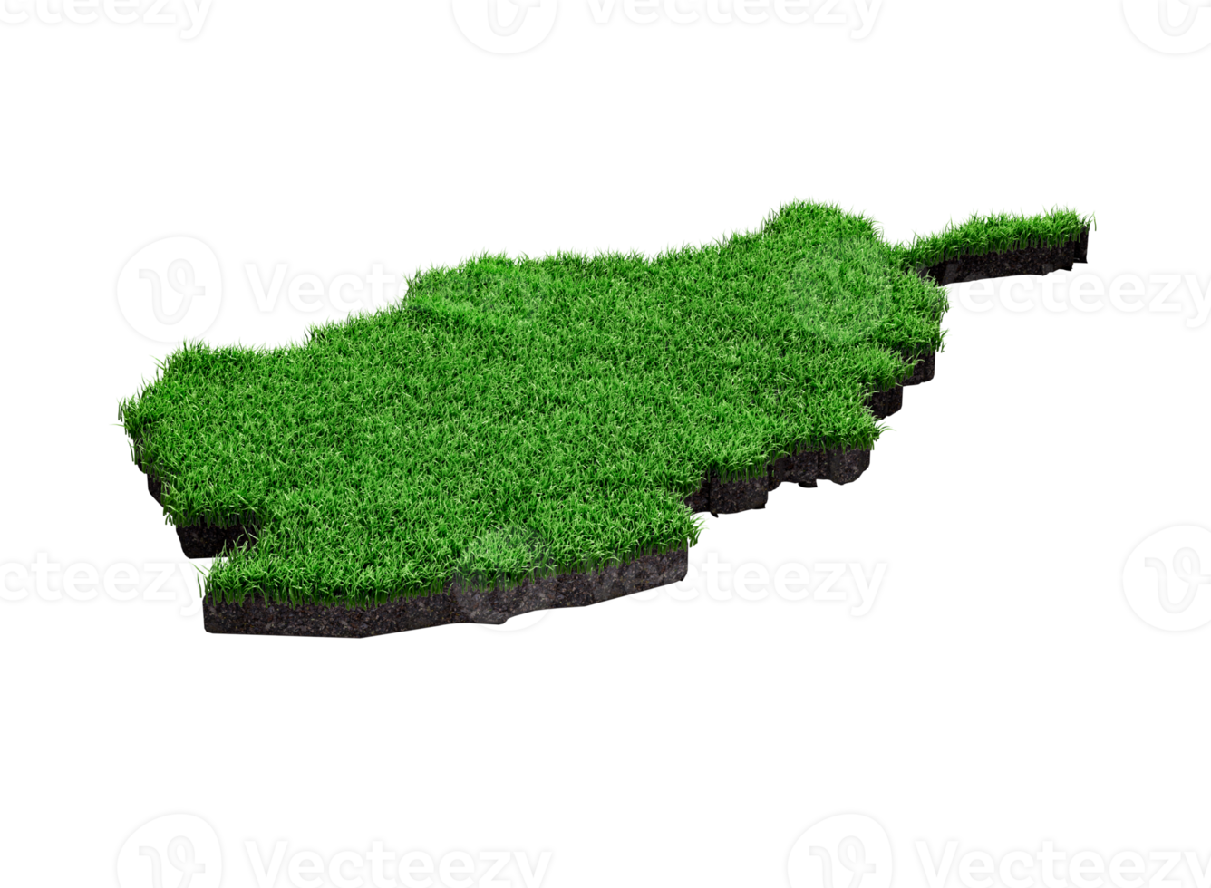 Afghanistan Map Soil Land Geology Cross Section Green Grass And Rock Ground Texture 3d Illustration png