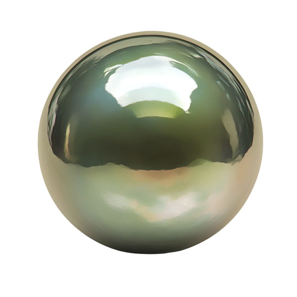 Single Green Ball With Clear Transparent Background png