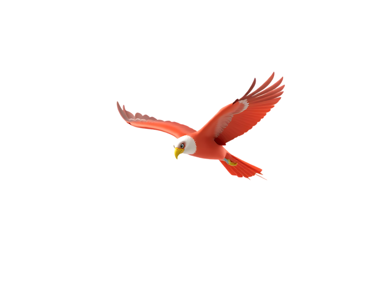 Red Eagle in Flight png