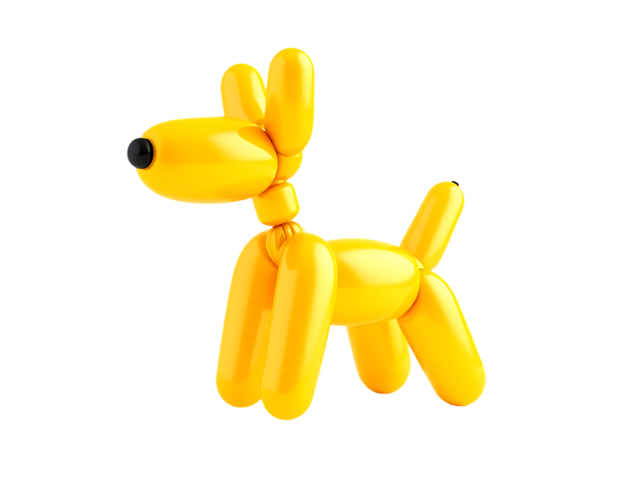 Yellow Balloon Dog png