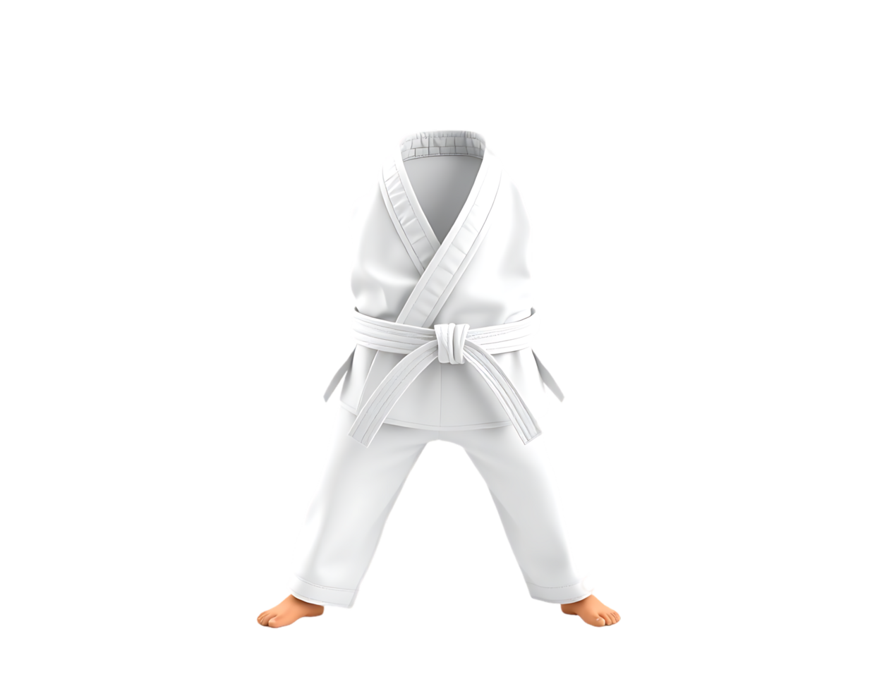 White Karate Gi Uniform png