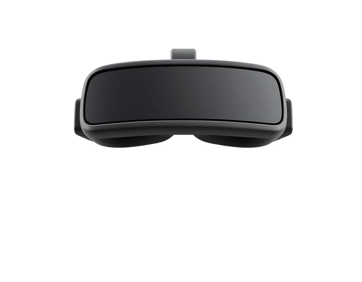 Sleek Black VR Headset Isolated png