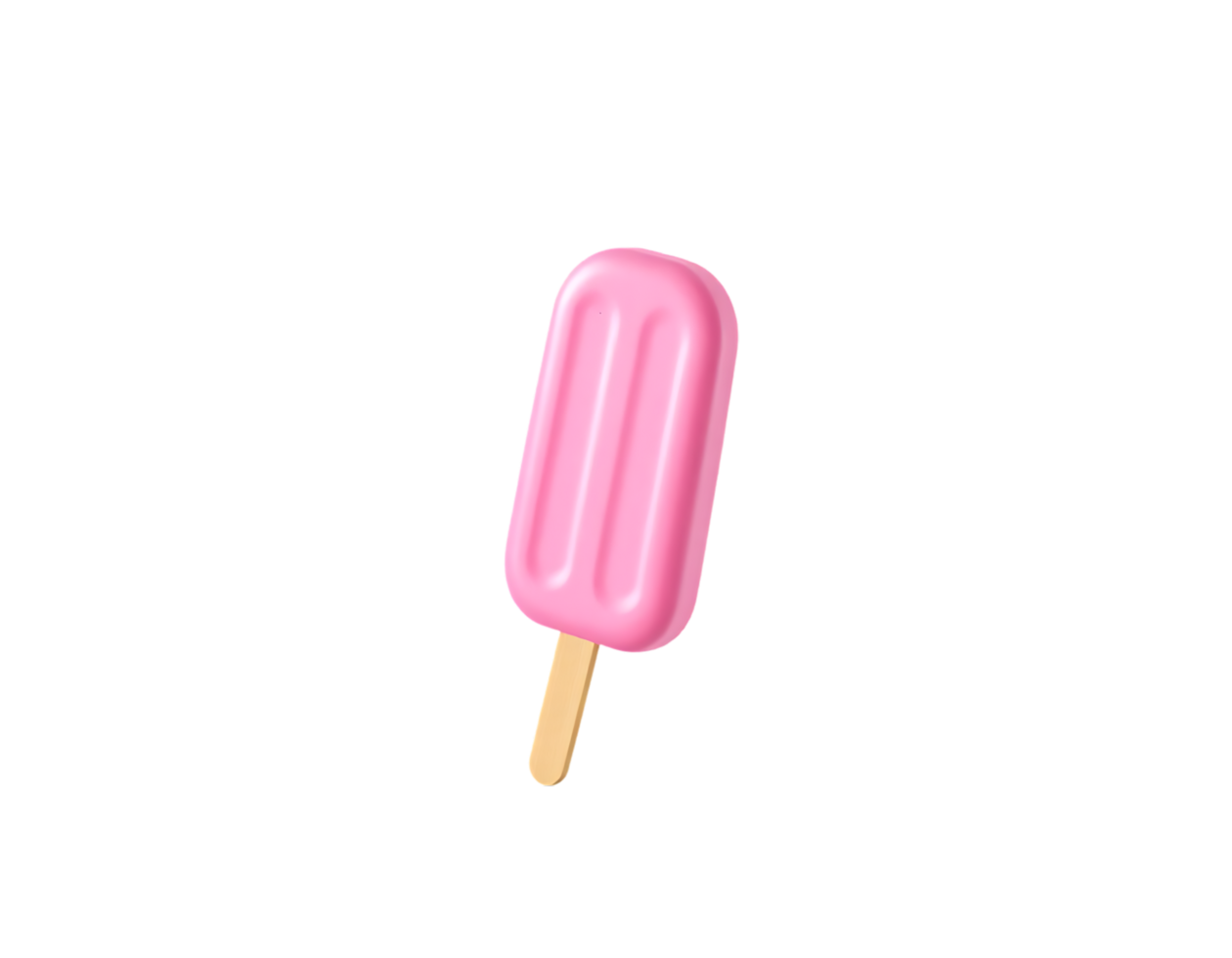 Pink Popsicle on Transparent Background png
