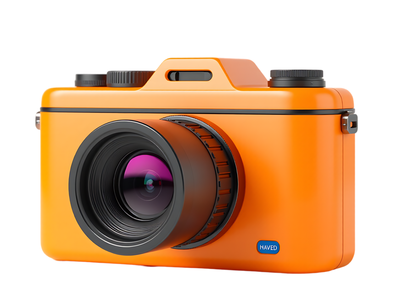Orange Retro Camera png