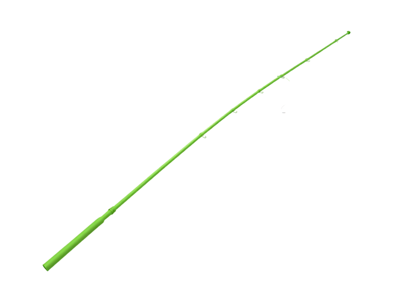 Green fishing rod png