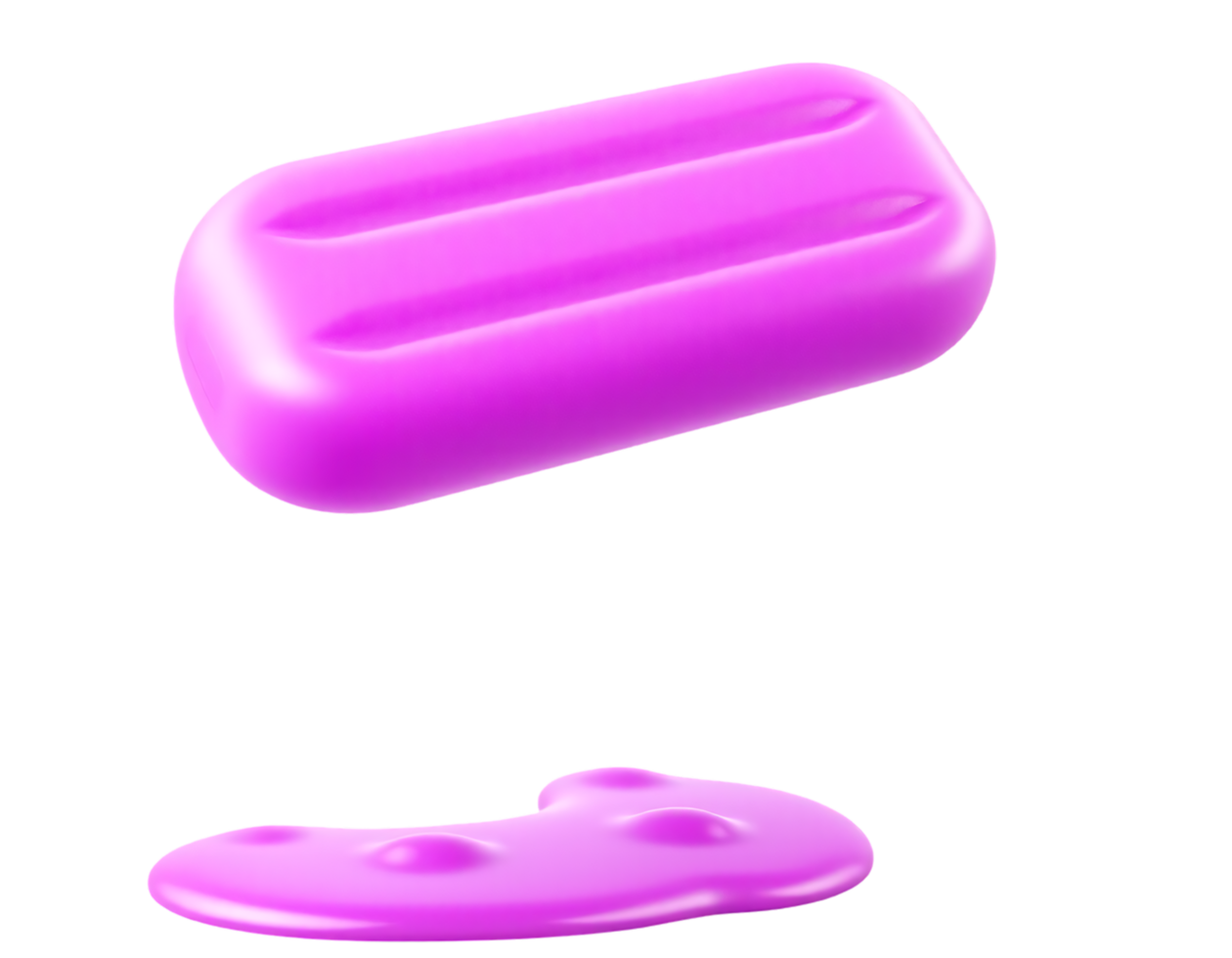 Pink Popsicle Melting png