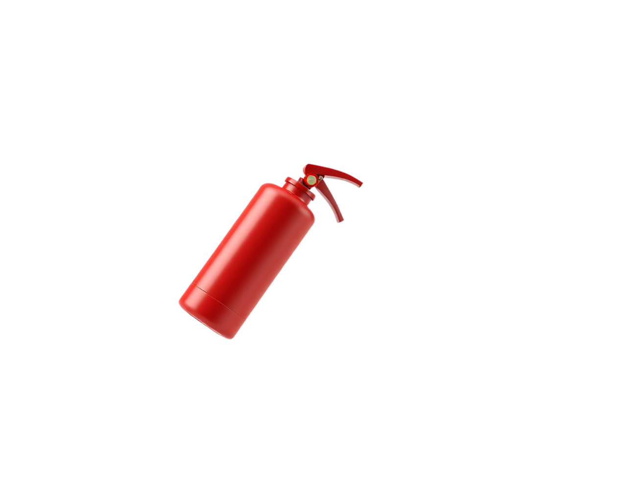 Red fire extinguisher on a white background png
