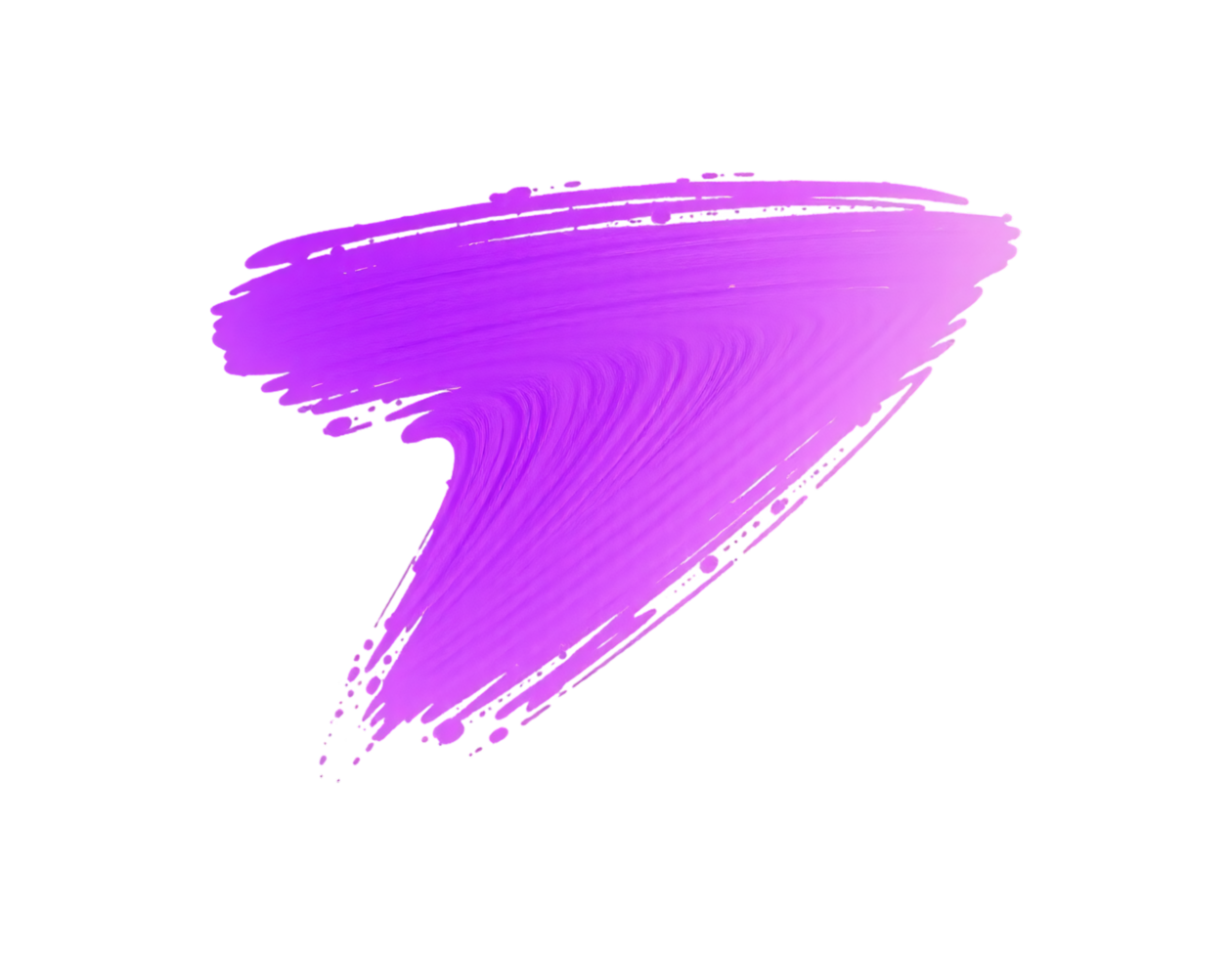 Purple gradient brushstroke png
