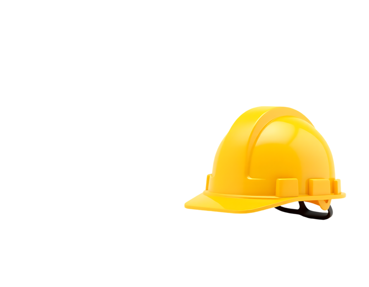 Yellow Hard Hat - Construction Safety png