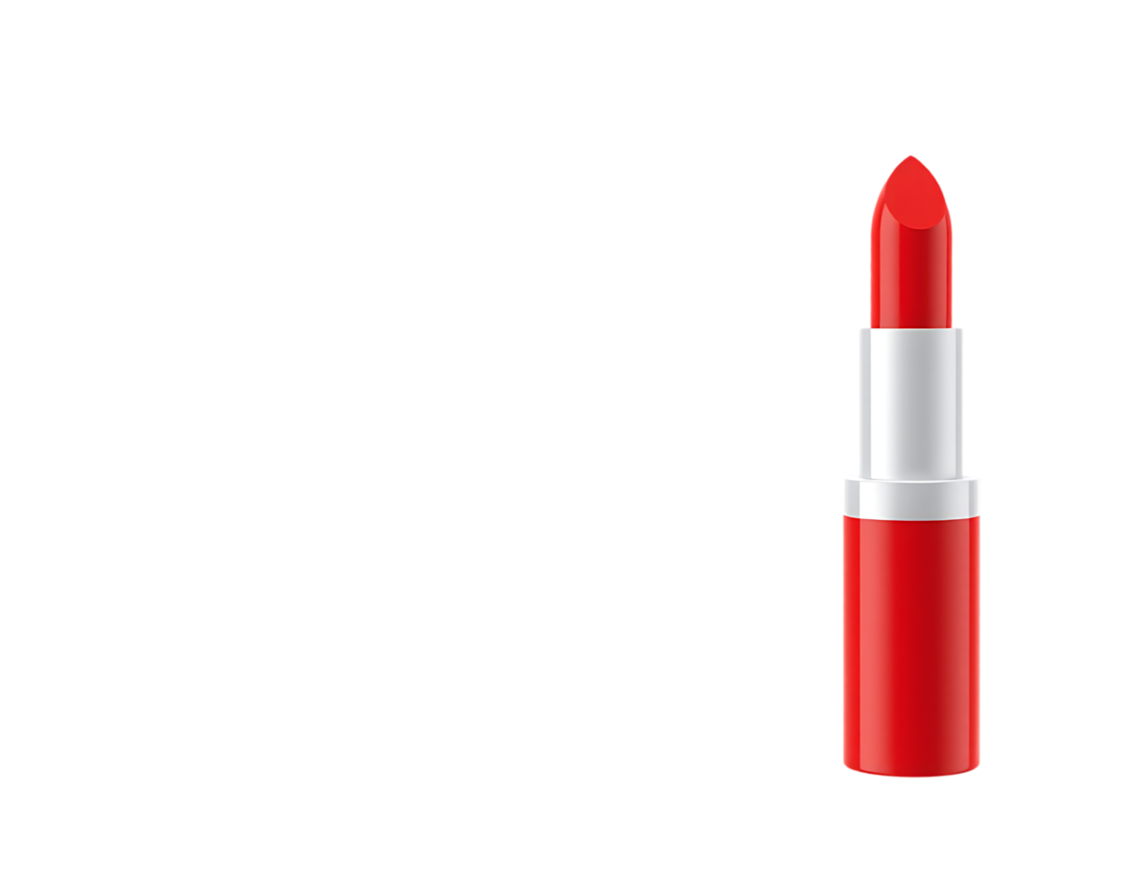 Red Lipstick on transparent background png