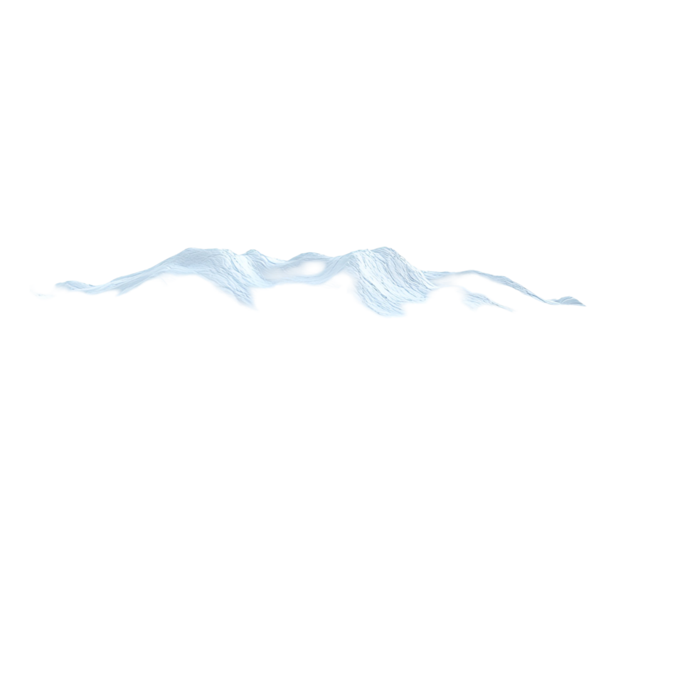 Blue Water With Floating Ice Transparent Background png