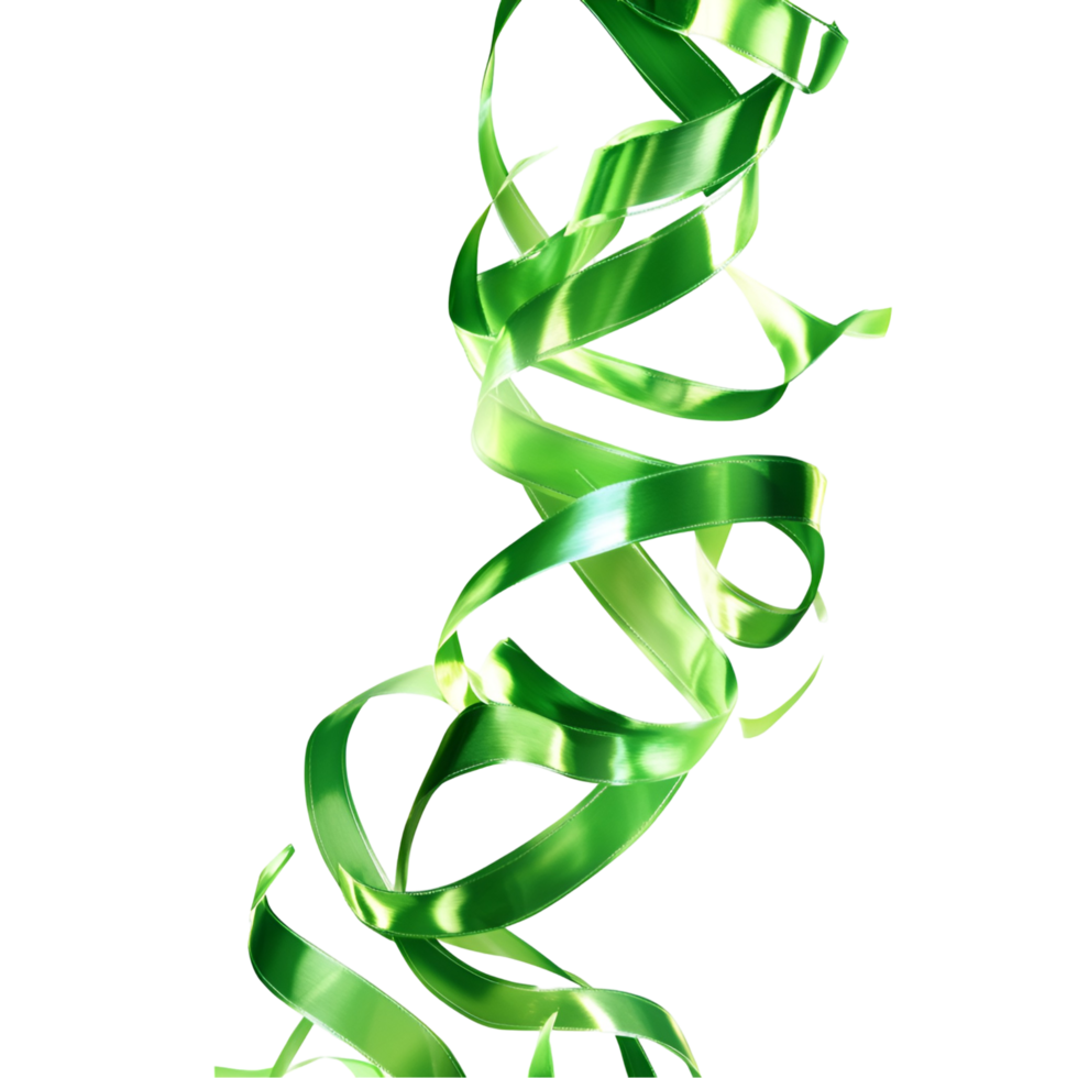 Realistic Green Silk Wrinkle Transparent Background png
