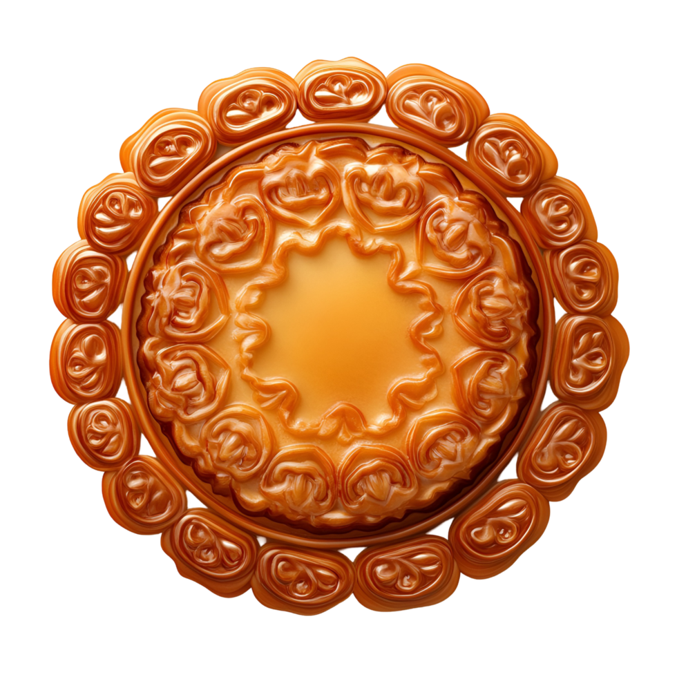 Mooncake Pattern Frame Transparent Background png