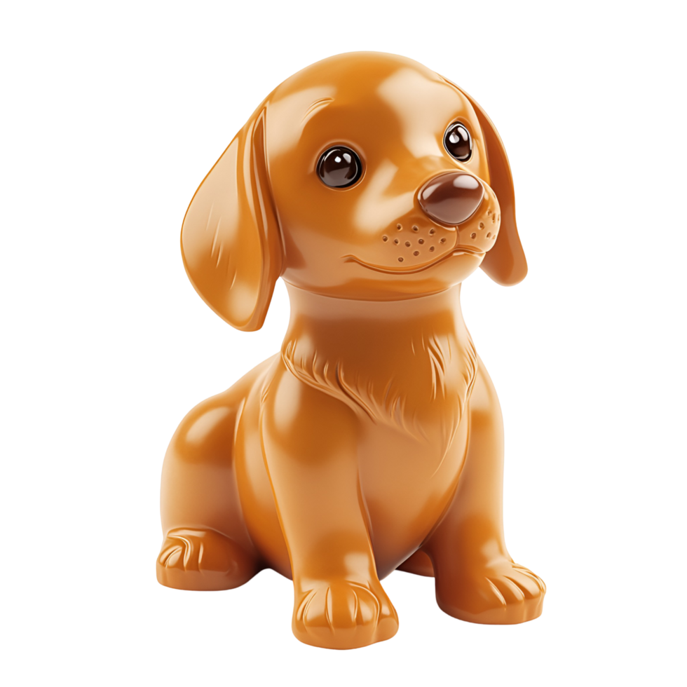 Realistic Toy Puppy Transparent Background png