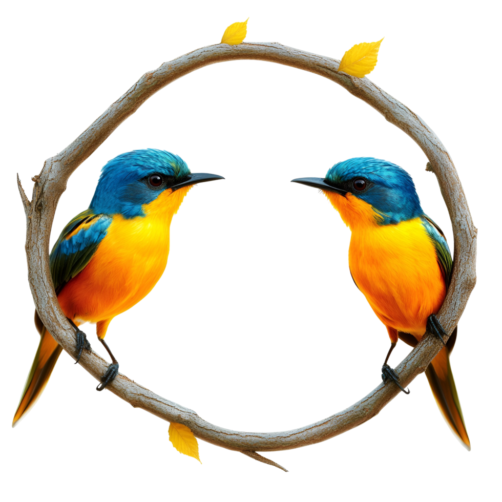 Realistic Bluebird Chirping Transparent Background png