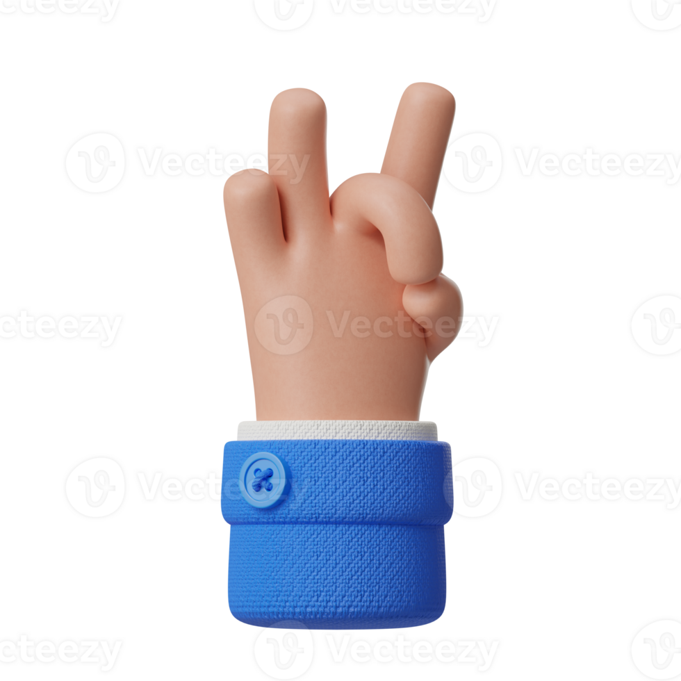 Meditation Hand Gesture 3D Icon png