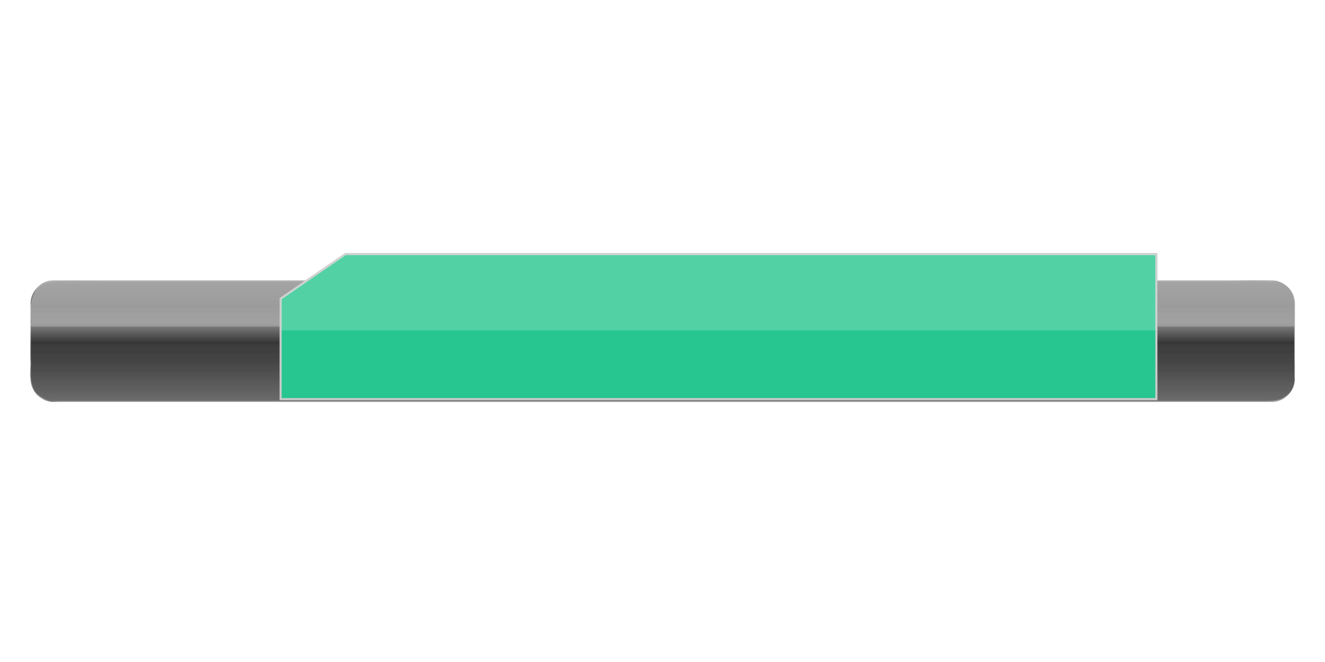 Clean Title Bar for Lower Thirds png