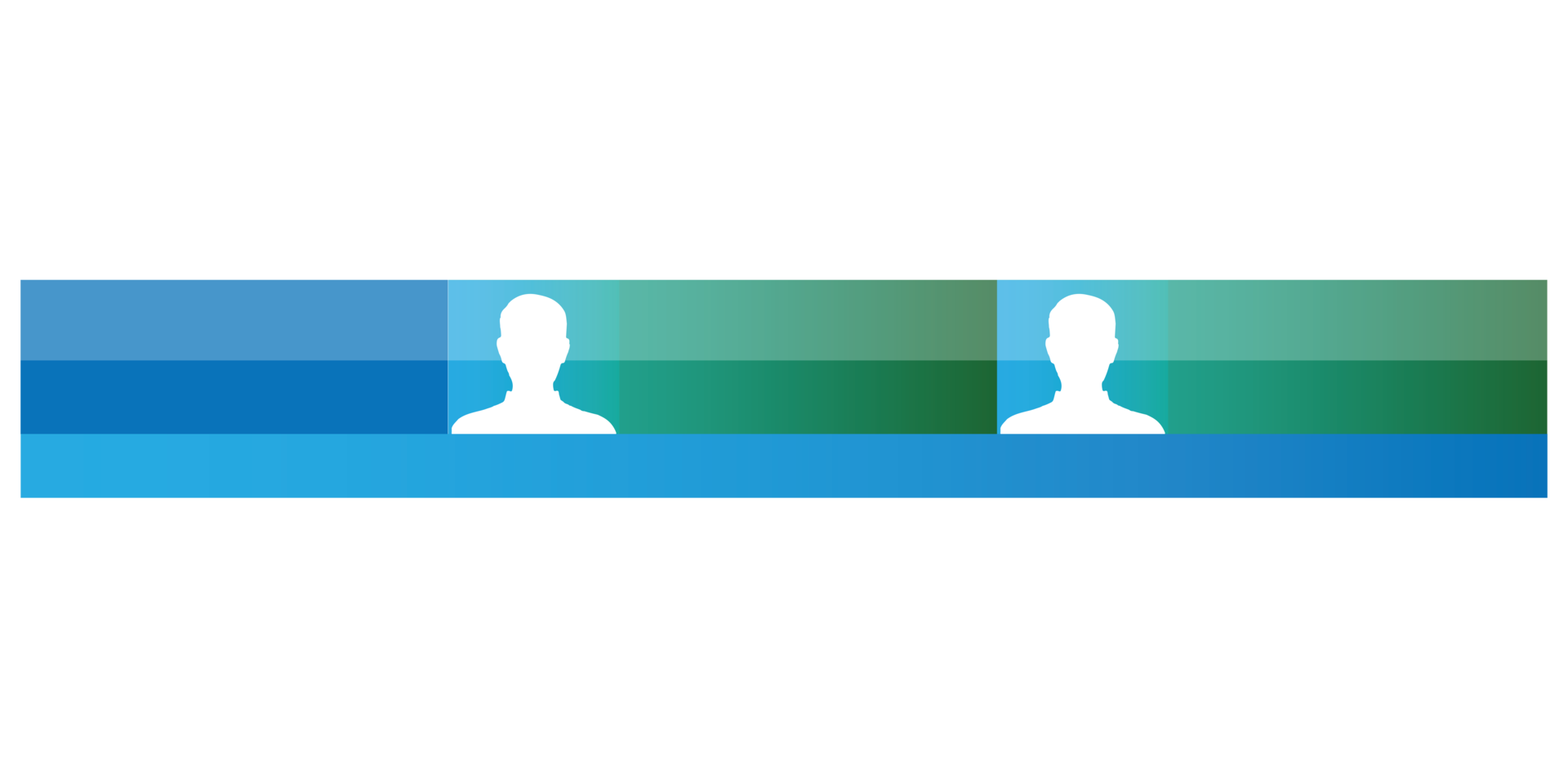Minimal Flat Lower Third on a Transparent Background png