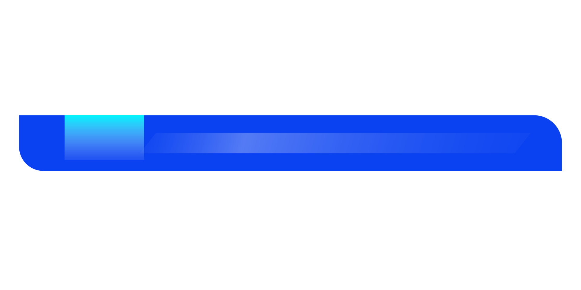 Modern Gradient Lower Third Overlay png