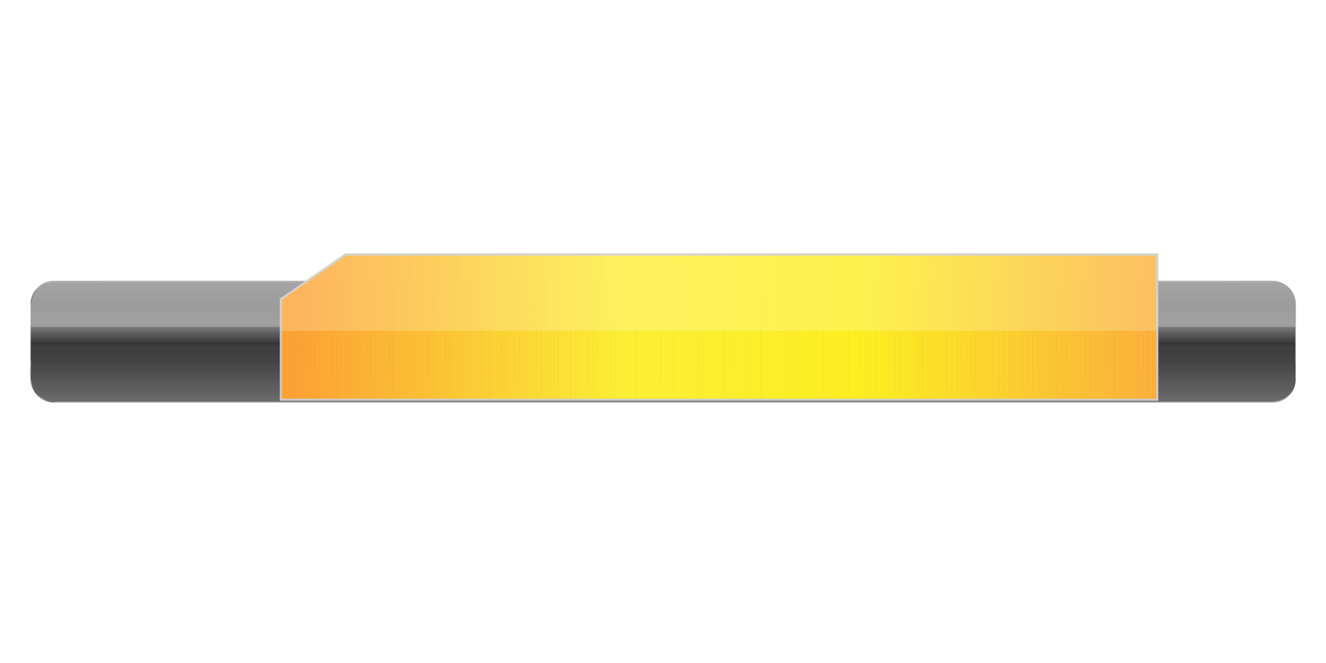 Modern Flat Lower Third on Transparent Background png