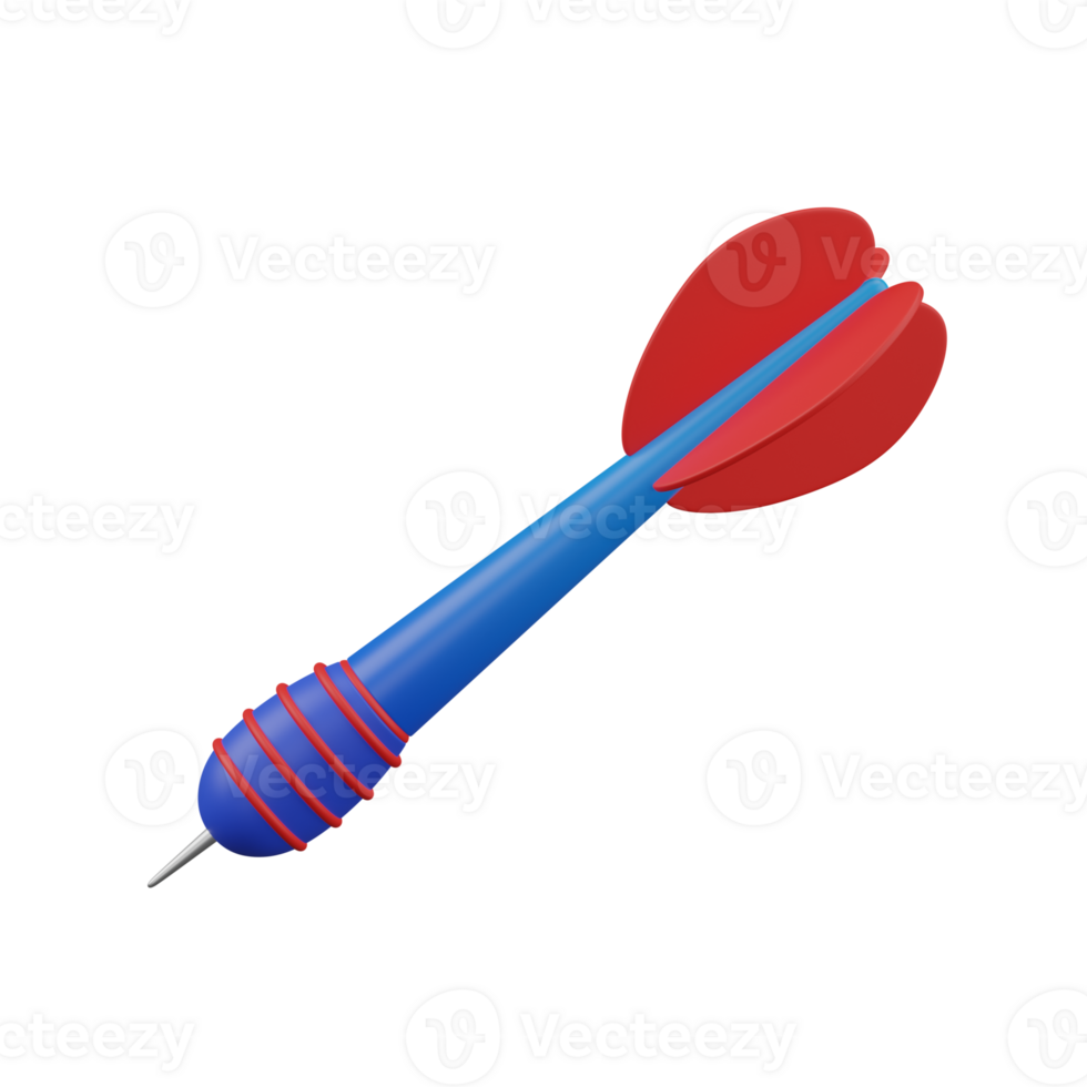 3d render Dart icon png