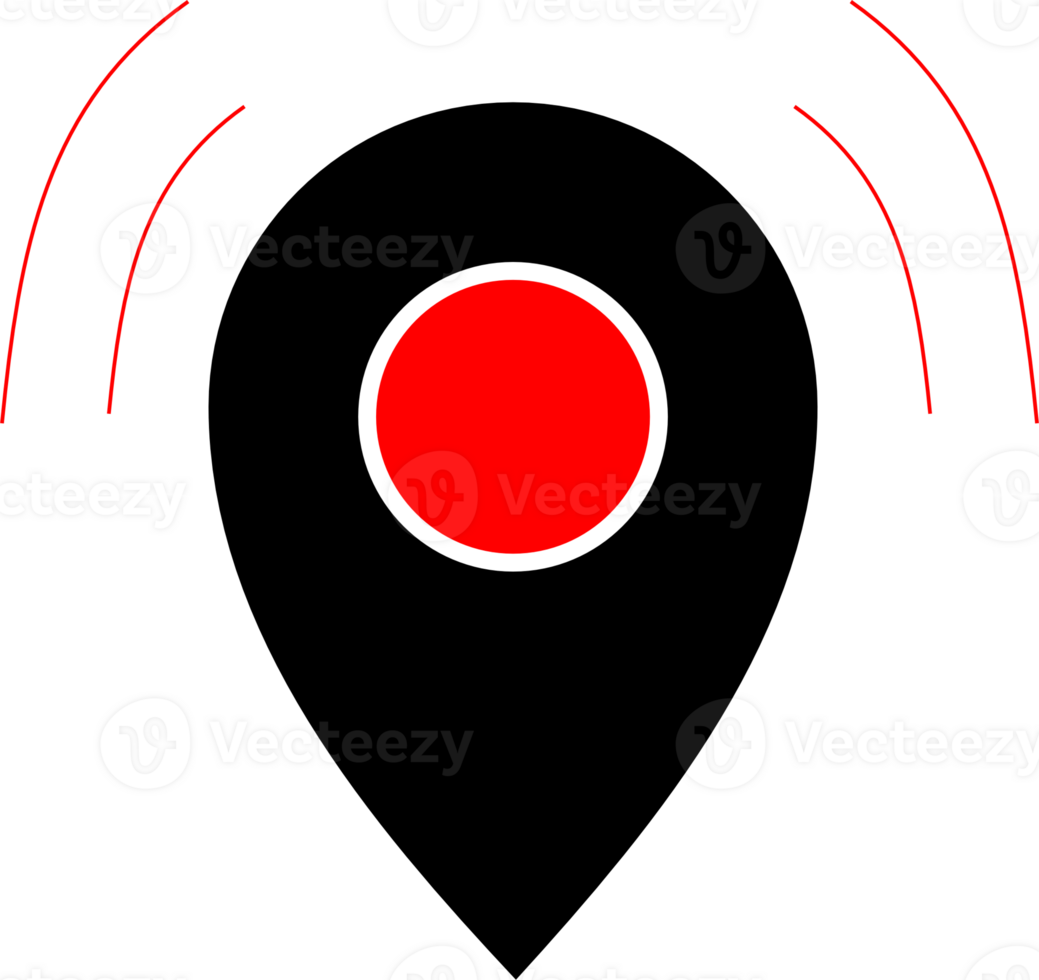 map icon with side lines png