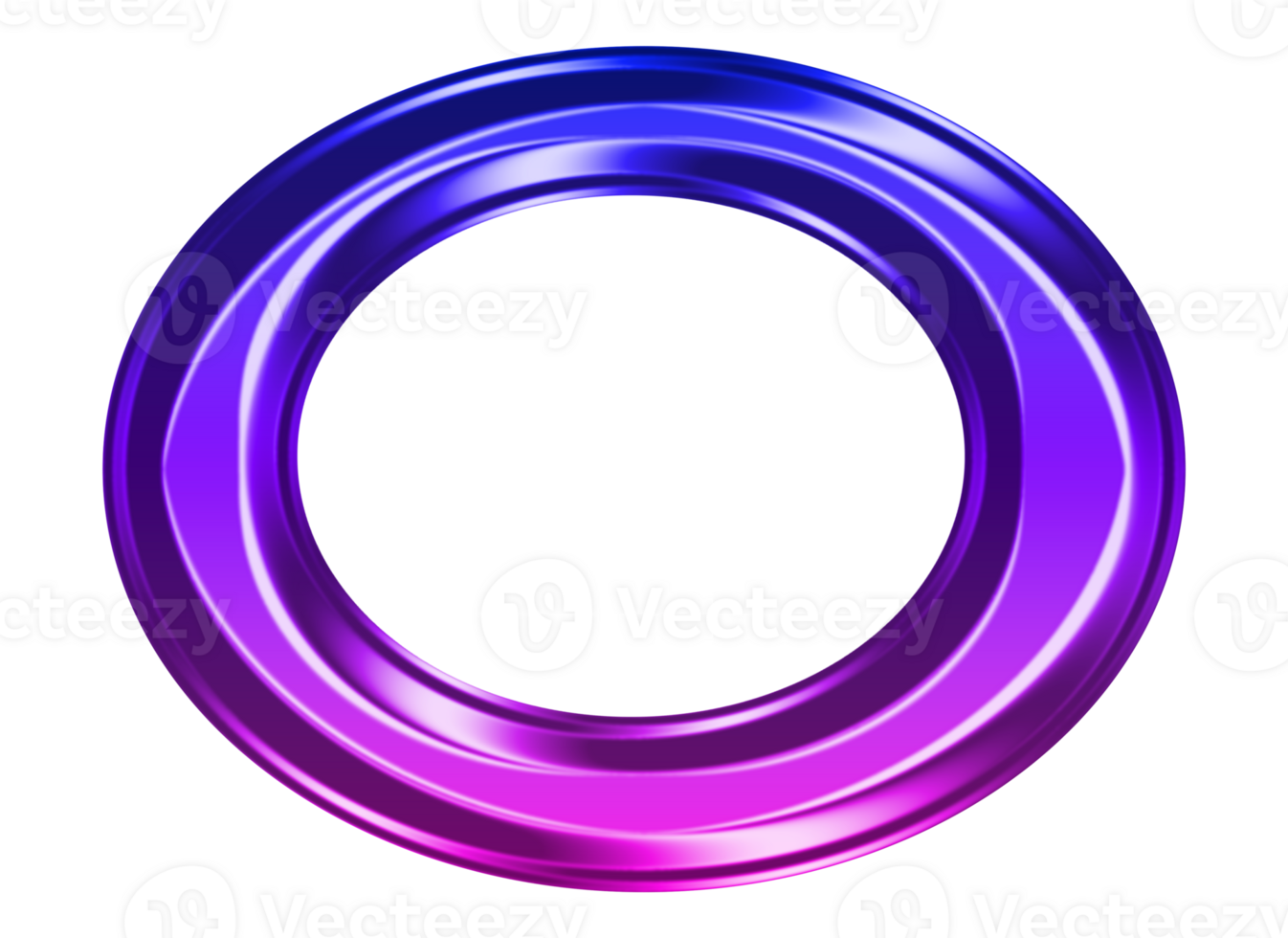 Futuristic neon metallic circular frame design. A glowing metallic circular frame with vibrant neon purple and blue tones png
