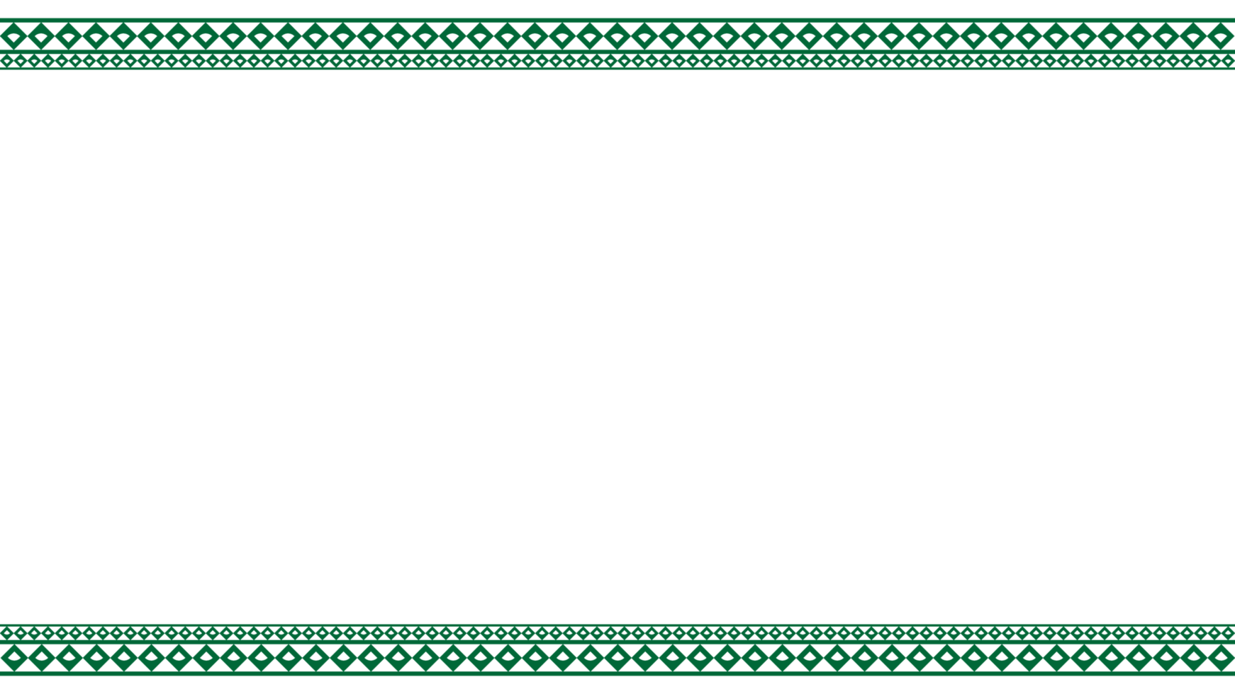 Rectangle green certificate border pattern line photo frame islamic wedding invitation background png