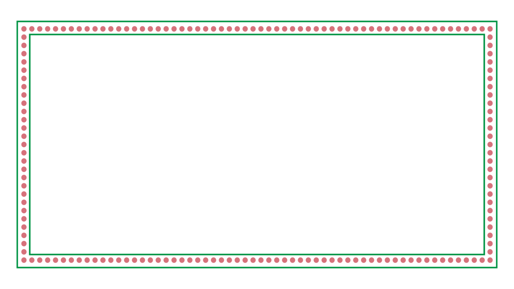 Green rectangle corner certificate border pattern line photo frame islamic wedding invitation card background png