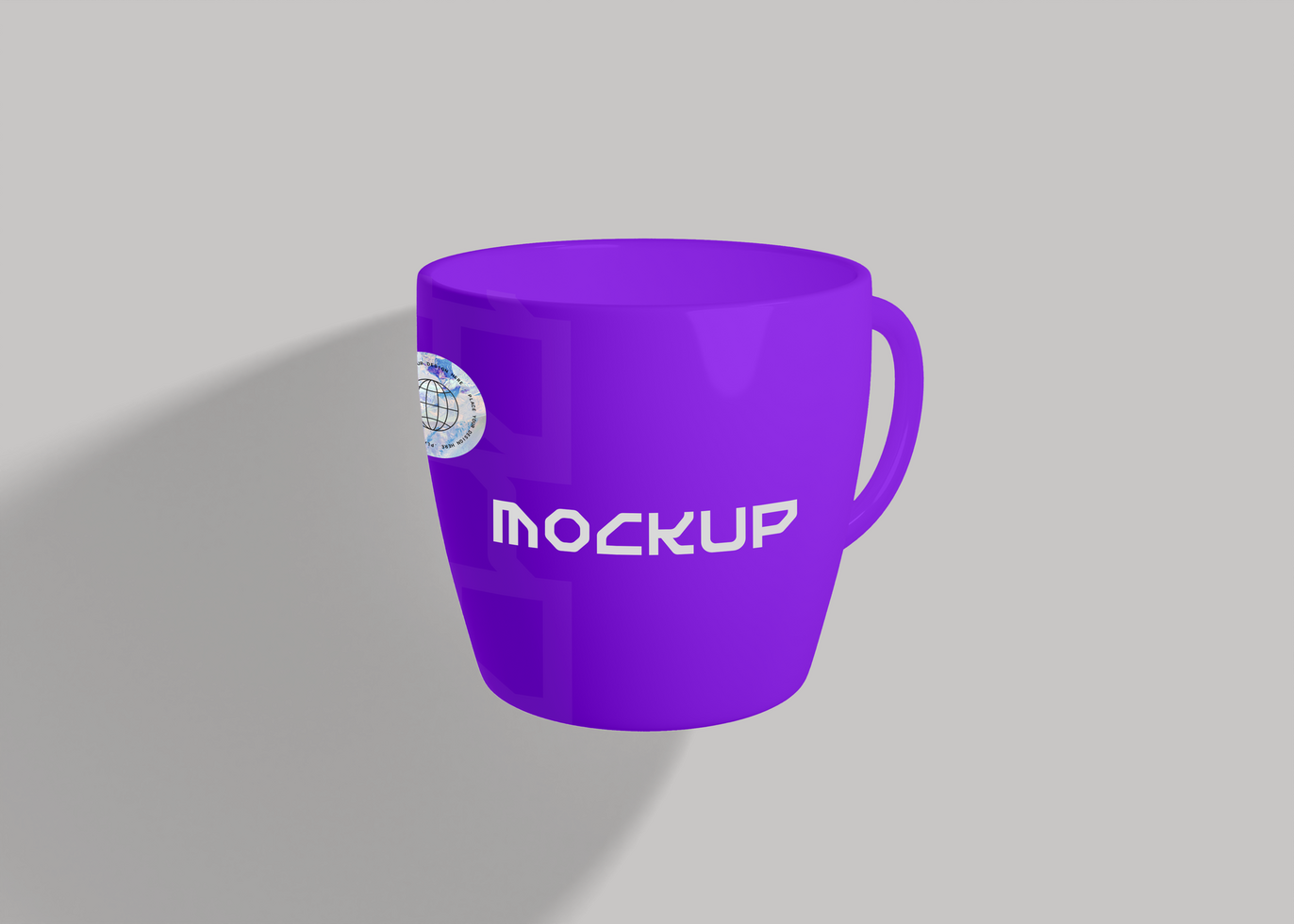 Oval Mug Holder Mockup for Logo and Branding Presentation psd