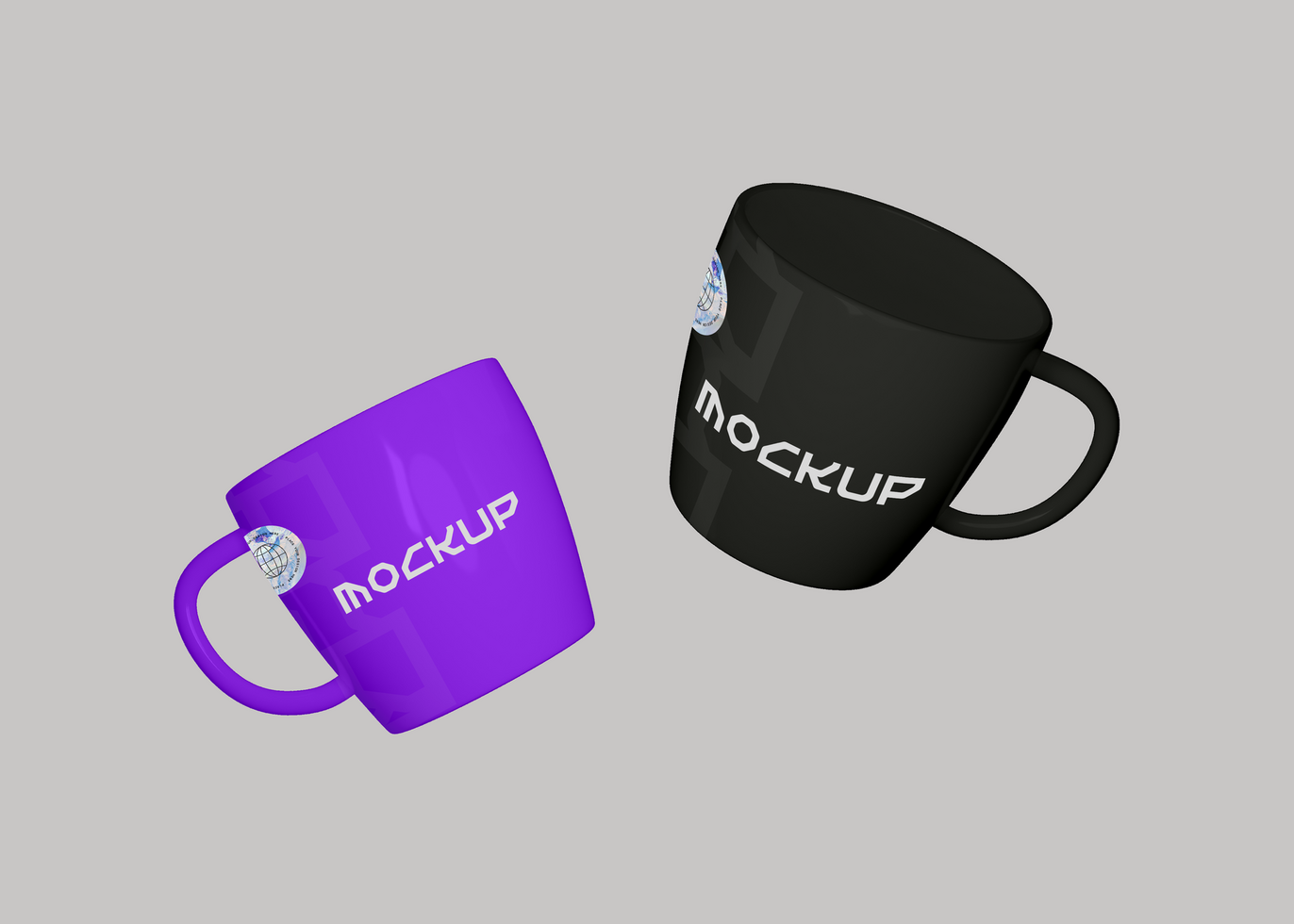 Oval Mug Holder Mockup for Custom Branding and Logo Presentation psd