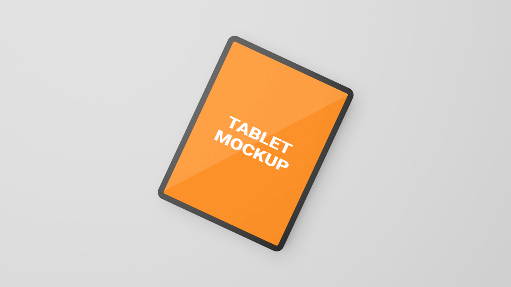 3d render Tablet mockup on white background psd