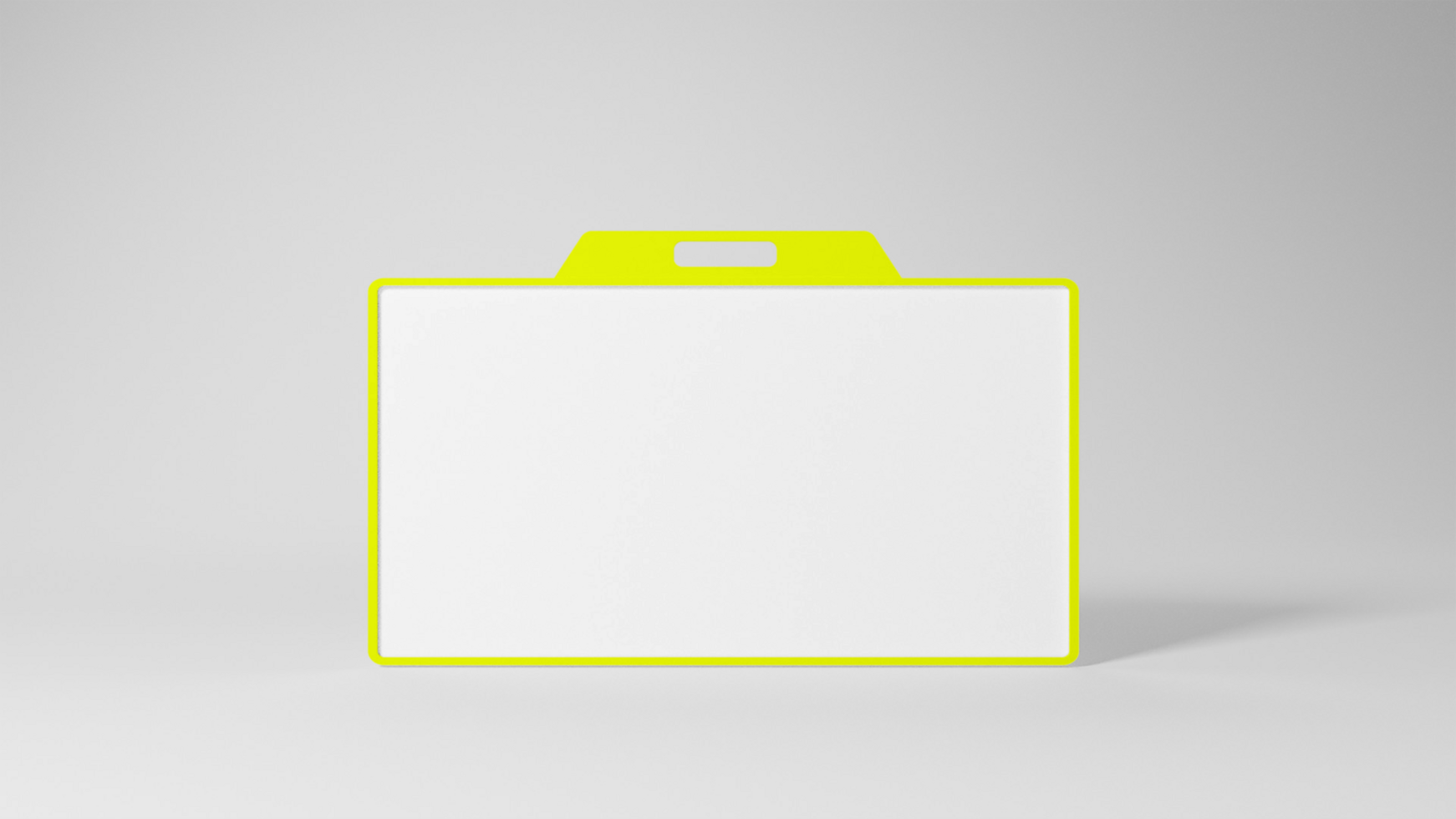 A yellow clipboard with a blank space on it psd