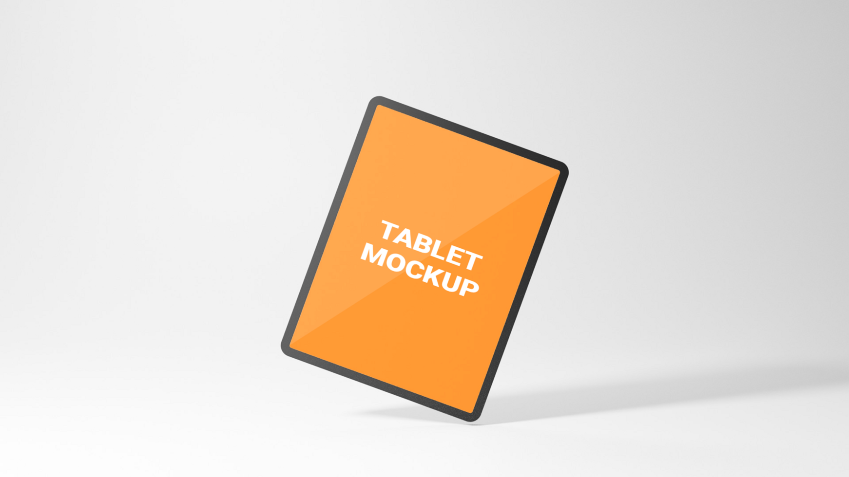 3d Tablet mockup on white background psd