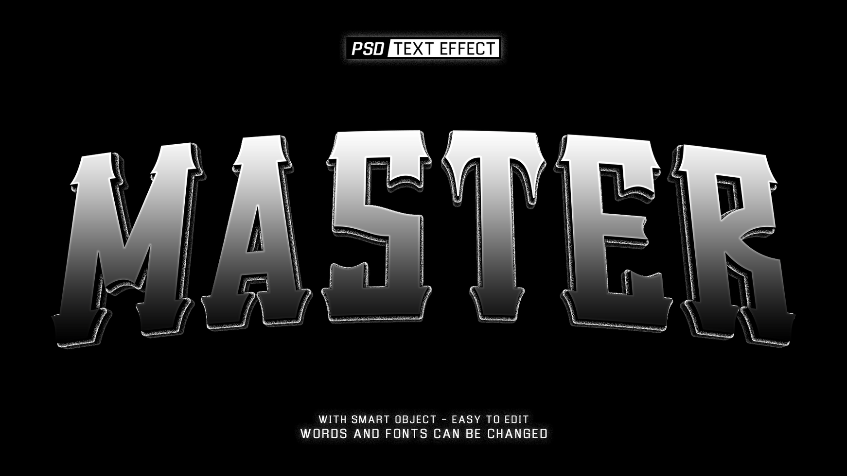 master 02 3d text effect psd