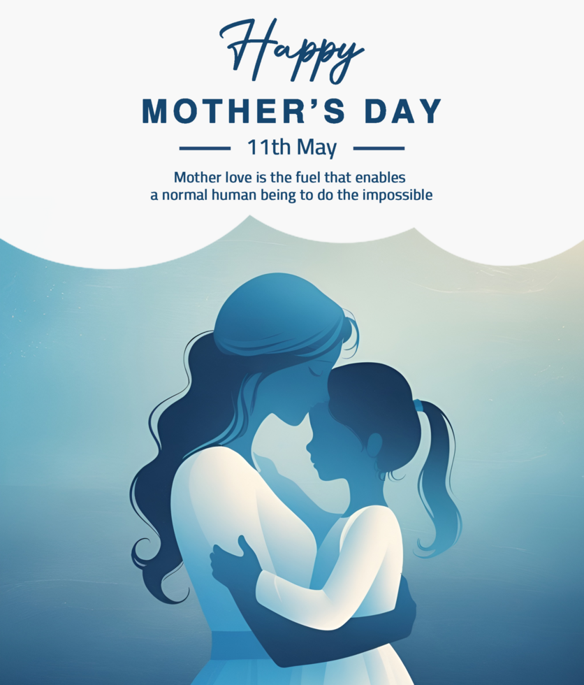 Happy mother's day banner psd