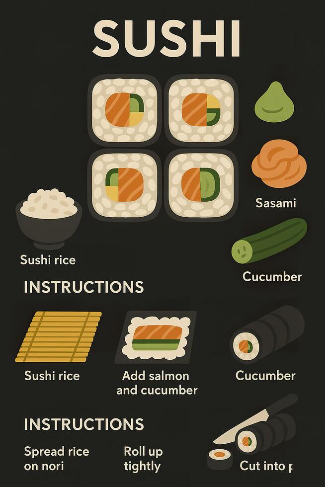 Sushi is a popular food in japan photo