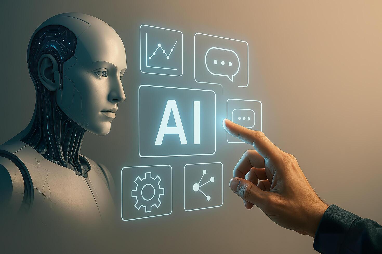 Ai and machine learning in the workplace photo