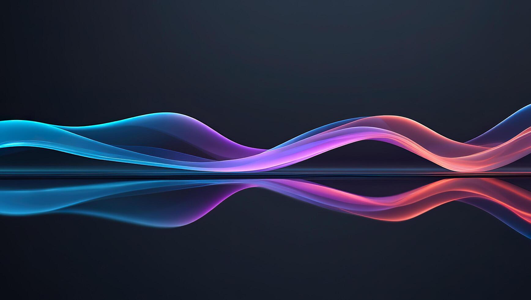 Abstract wave background with colorful waves photo