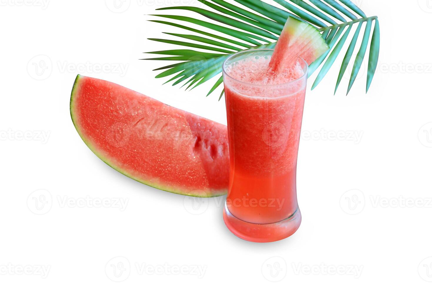 Top view of Watermelon juice splash fruit, focus selective photo