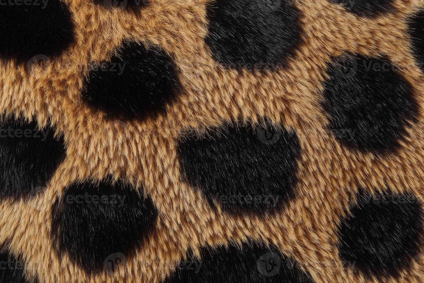 Close-up view of leopard fur showcasing distinct patterns and textures in natural habitat environment photo
