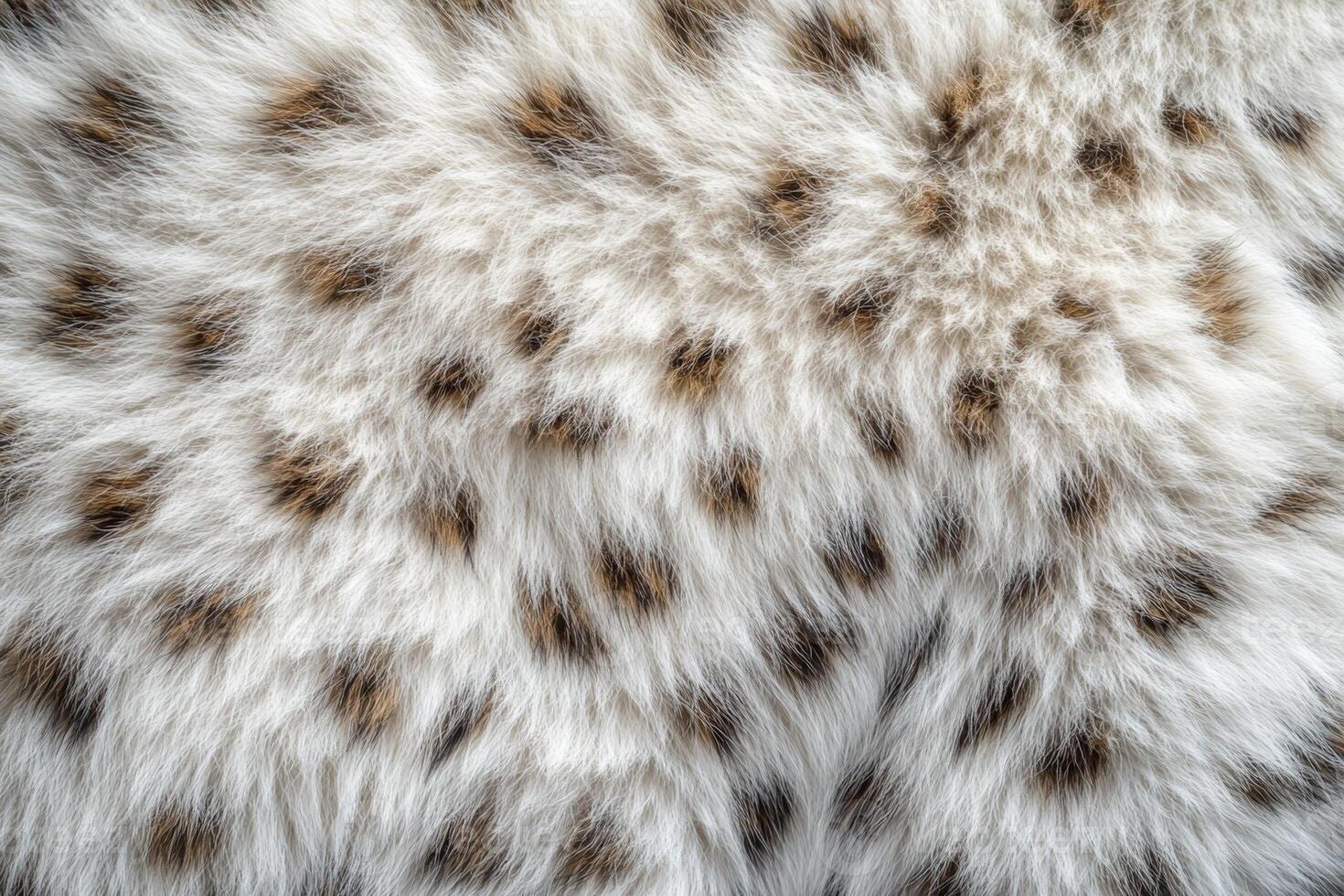 Beautiful close-up of soft, spotted fur showcasing the intricate patterns found in nature photo